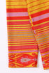 Jacket in striped jacquard cotton blend with hoodie
